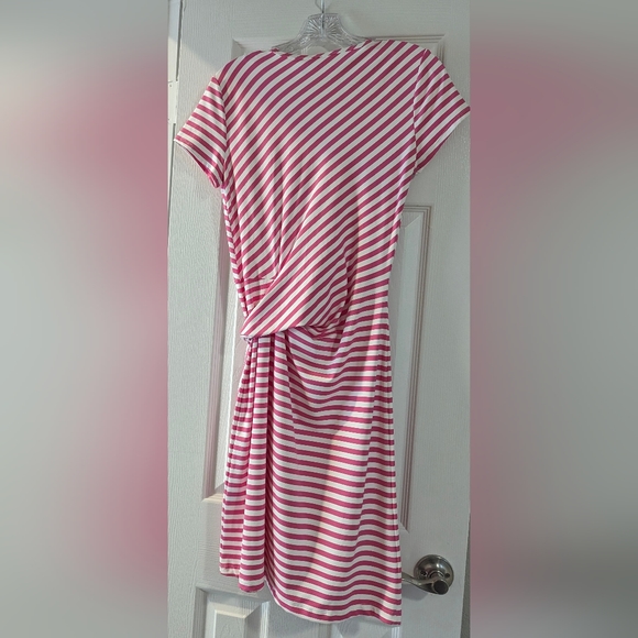 NWT J. McLaughlin Elora Bangle Stripe Print Side Tie Dress - Picture 5 of 8